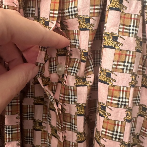 Burberry Brown Geometric Mini Dress 6 - Picture 8 of 10